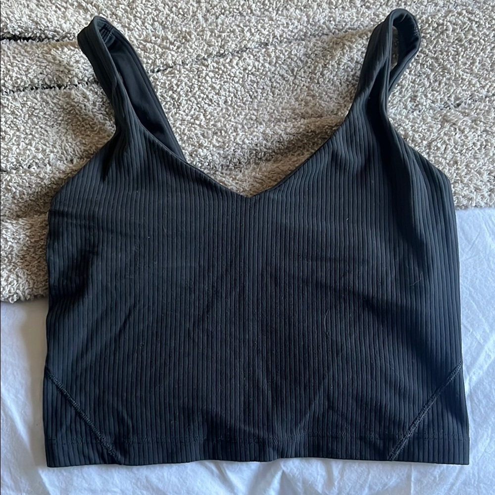 Align gray Ribbed Women's Top